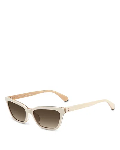 KATE SPADE KATE SPADE NEW YORK AISHA RECTANGLE SUNGLASSES, 55MM