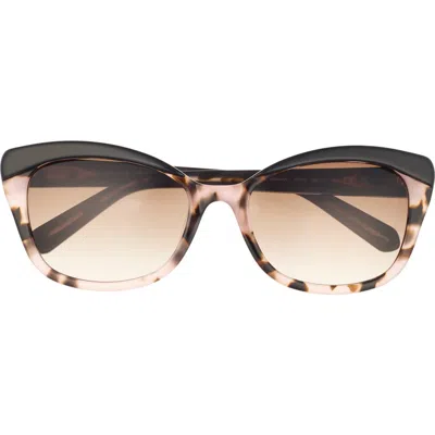Kate Spade New York 'amaras' 55mm Sunglasses In Black/ Blush