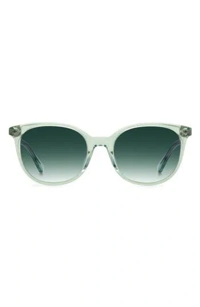 Kate Spade New York Andrua 51mm Gradient Square Sunglasses In Green/green Shaded