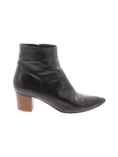 Pre-owned Kate Spade New York Ankle Boots In Black