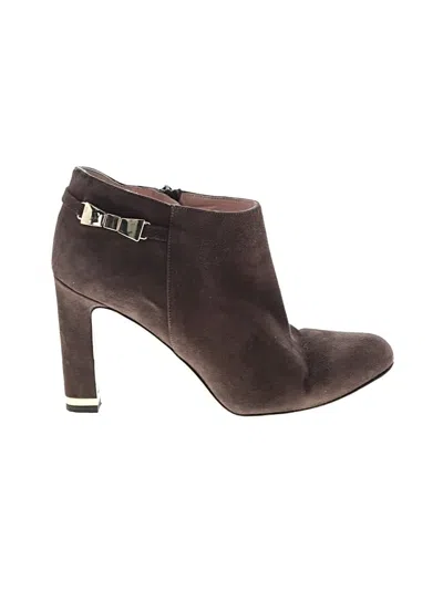 Pre-owned Kate Spade New York Ankle Boots In Brown