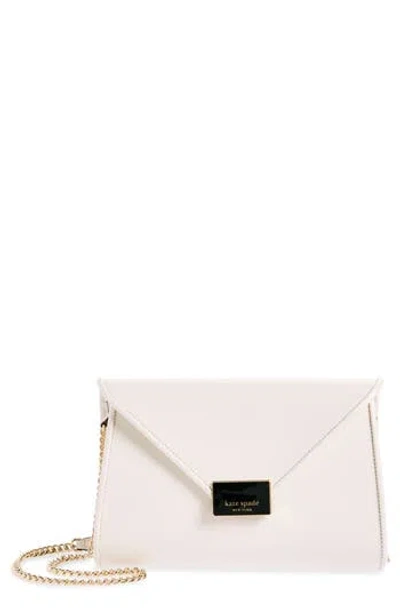 Kate Spade New York Anna Medium Envelope Leather Convertible Clutch In White