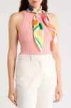 Kate Spade New York Argyle Silk Square Scarf In White Multi