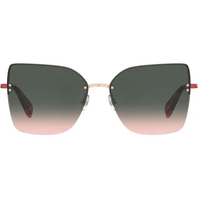 Kate Spade New York Ariellags 58mm Gradient Cat Eye Sunglasses In Multi