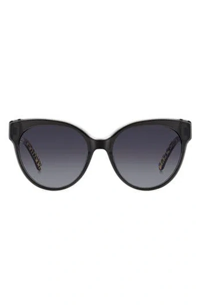 Kate Spade New York Aubriela 55mm Gradient Round Sunglasses In Gray