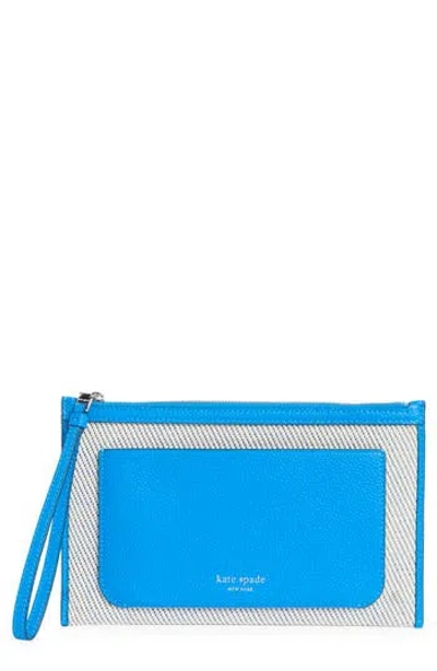 Kate Spade New York Ava Canvas Twill Wristlet