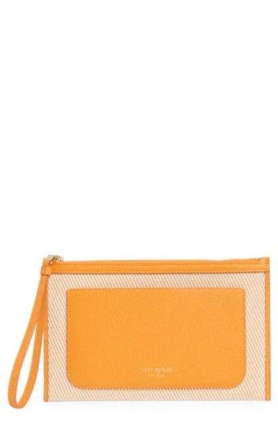 Kate Spade New York Ava Canvas Twill Wristlet
