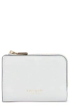 Kate Spade New York Ava Colorblock Pebbled Leather Zip Bifold Wallet In White