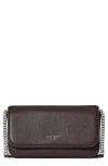 Kate Spade New York Ava Leather Wallet On A Chain In Brown