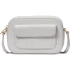 Kate Spade New York Ava Pebble Leather Crossbody Bag In Gray