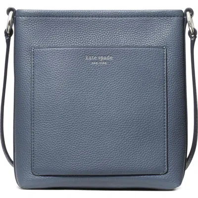 Kate Spade New York Ava Pebble Leather Swing Crossbody Bag In Gray