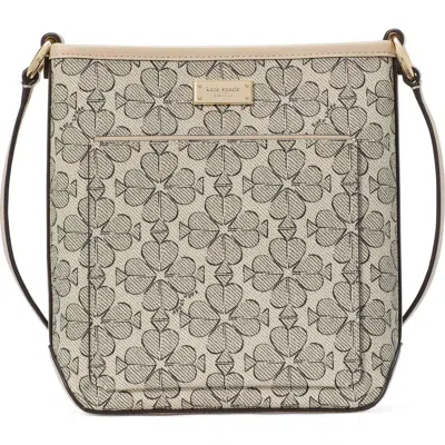 Kate Spade New York Ava Spade Flower Coated Canvas Crossbody Bag In Neutral Multi