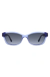 Kate Spade New York Ayla 53mm Gradient Rectangular Sunglasses