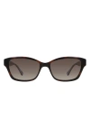 Kate Spade New York Ayla 53mm Gradient Rectangular Sunglasses