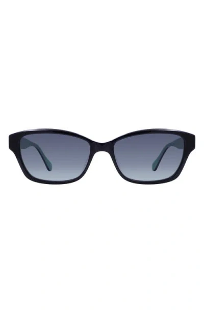 Kate Spade New York Ayla 53mm Gradient Rectangular Sunglasses In Multi