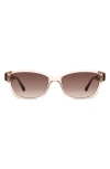Kate Spade New York Ayla 53mm Gradient Rectangular Sunglasses In Multi