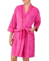 Kate Spade New York Baby Terry Wrap Robe In Carmine Pink