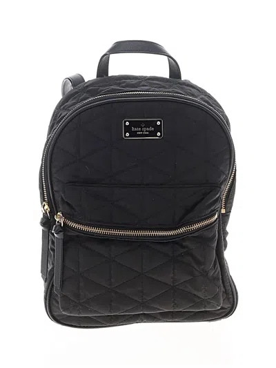 Pre-owned Kate Spade New York Backpack In Black