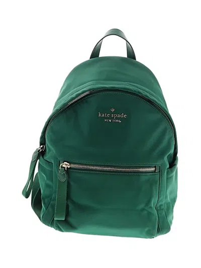 Pre-owned Kate Spade New York Backpack In Green