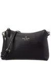 Kate Spade New York Bailey Textured Leather Crossbody In Black