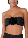 Kate Spade New York Bandeau Bra Bikini Top In Black