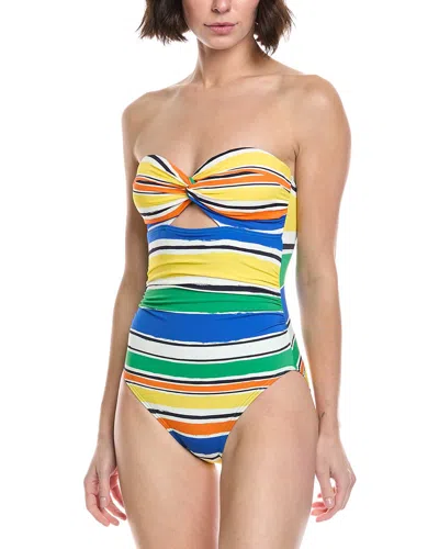 Kate Spade New York Bandeau One-piece In Multi