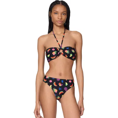 Kate Spade New York Bandeau Ring Bra In Black