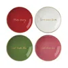 Kate Spade New York Be Jolly Color Tidbits, Set Of 4 In Multi