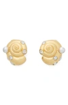 Kate Spade New York Beachside Shell Stud Earrings