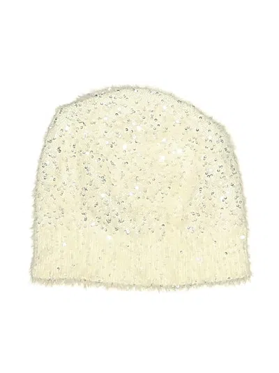 Pre-owned Kate Spade New York Beanie Hat In Ivory