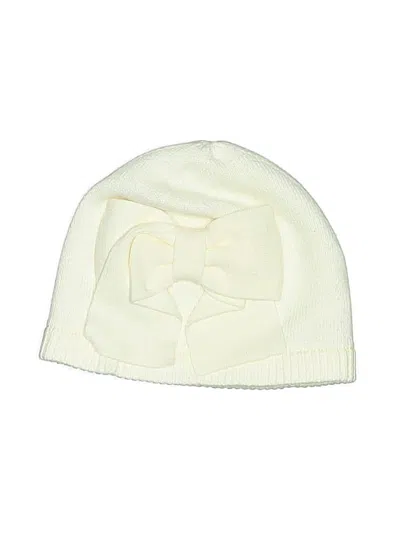 Pre-owned Kate Spade New York Beanie Hat In Ivory
