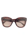 Kate Spade New York Belah 50mm Gradient Round Sunglasses In Brown
