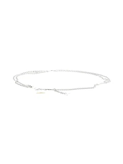 Kate Spade New York Belt In Silver