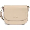 Kate Spade New York Blake Leather Saddle Bag In Neutral
