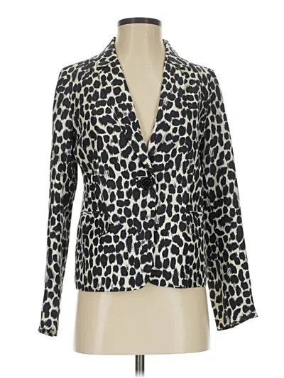 Pre-owned Kate Spade New York Blazer Jacket In White