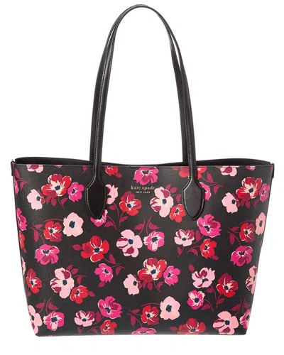 Kate Spade New York Bleecker Fall Poppies Printed Pvc Large Tote In Multi