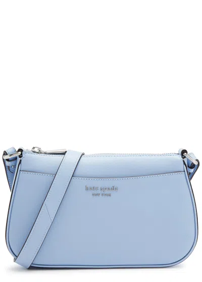 Kate Spade New York Bleecker Small Leather Cross-body Bag In Light Blue