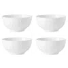 Kate Spade Blossom Lane 4-piece Bowl Set In White