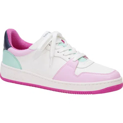 Kate Spade New York Bolt Colorblock Sneaker In Opt Wht/violet Blush
