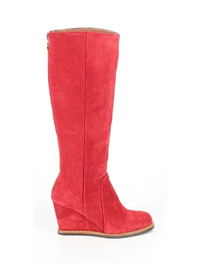 Pre-owned Kate Spade New York Boots In Red