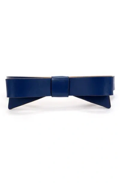 Kate Spade New York Bow Belt In French Navy