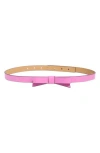 Kate Spade New York Bow Belt In Shockwave Pink