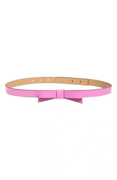 Kate Spade New York Bow Belt In Shockwave Pink