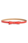 Kate Spade New York Bow Belt With Spade