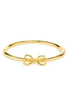 Kate Spade New York Bow Meets Girl Bangle Bracelet In Gold