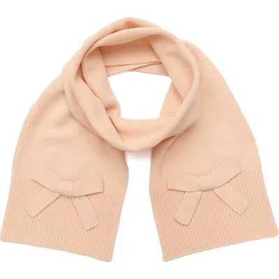 Kate Spade New York Bow Trim Scarf In Pink