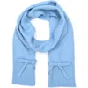 Kate Spade Bow Wool Scarf In Autumn Sky