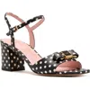 Kate Spade New York Bowdie Breezy Dot Ankle Strap Sandal