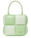 Kate Spade New York Boxxy Colorblocked Leather Tote In Green