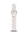 Kate Spade New York Braided Leather Strap For Apple Watch, 38-42mm In White